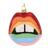 (50924) Holiday Ornament Spectrum Lips, 3.50 Inch, Rainbow Pride Lbgtq Smile Go6943s