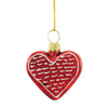 (50978) Holiday Ornament Tiny Hearts Set/5, 1.50 Inch, Love Sweetheart Valentine Go6667