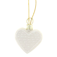 (50978) Holiday Ornament Tiny Hearts Set/5, 1.50 Inch, Love Sweetheart Valentine Go6667