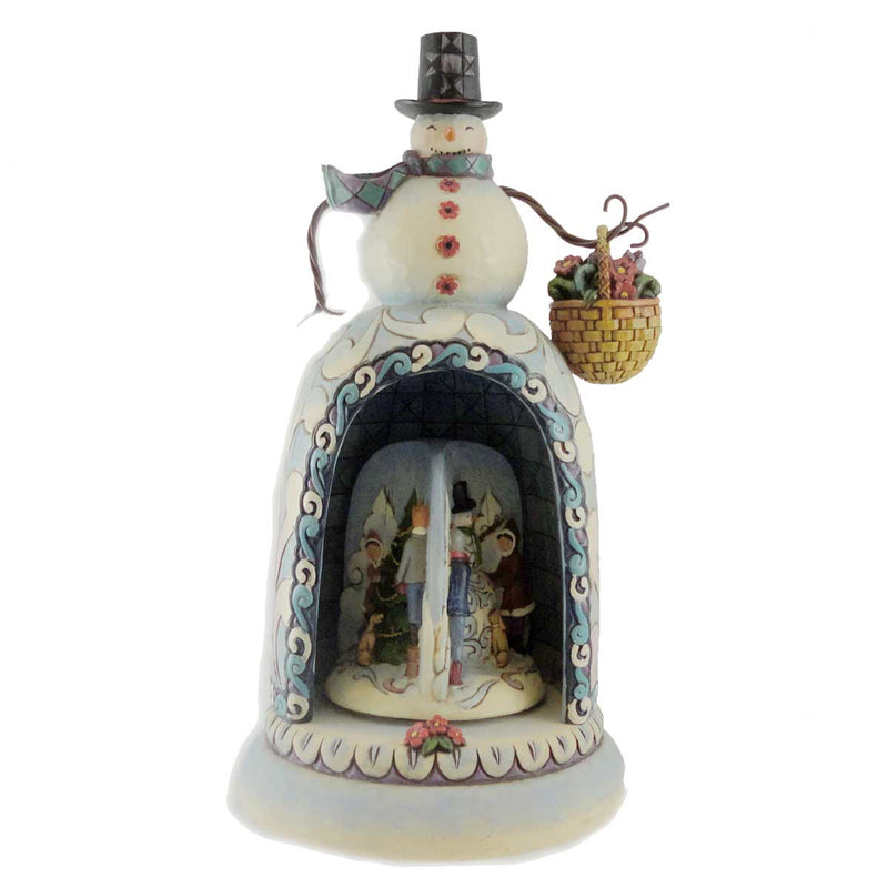 10.50 Inch Winter Memories Christmas Musical Snowman Figurine 4012676 (5097)