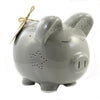 (51000) Bank Grey Night Light Piggy Bank, 6.50 Inch, 883,181,392,396, 3626Gy