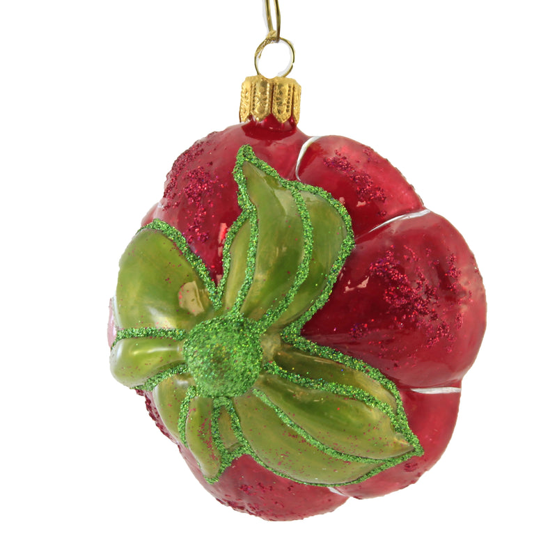 Holiday Ornament Pink Peony Flower - - SBKGifts.com