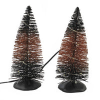 (51205) Department 56 Accessory Traditional Lit Halloween Trees, 7.00 Inch, Black Orange Stripes 6007718