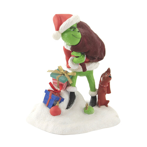 Christmas Grinch With Max Figurine - - SBKGifts.com