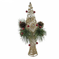 Tree Topper Finial Natural Jute Star - - SBKGifts.com