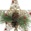 Tree Topper Finial Natural Jute Star - - SBKGifts.com