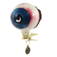 (51302) Blu Bom Blue Eye Ball Ornament, 3.00 Inch, Bloodshot Halloween Clip On 2020188