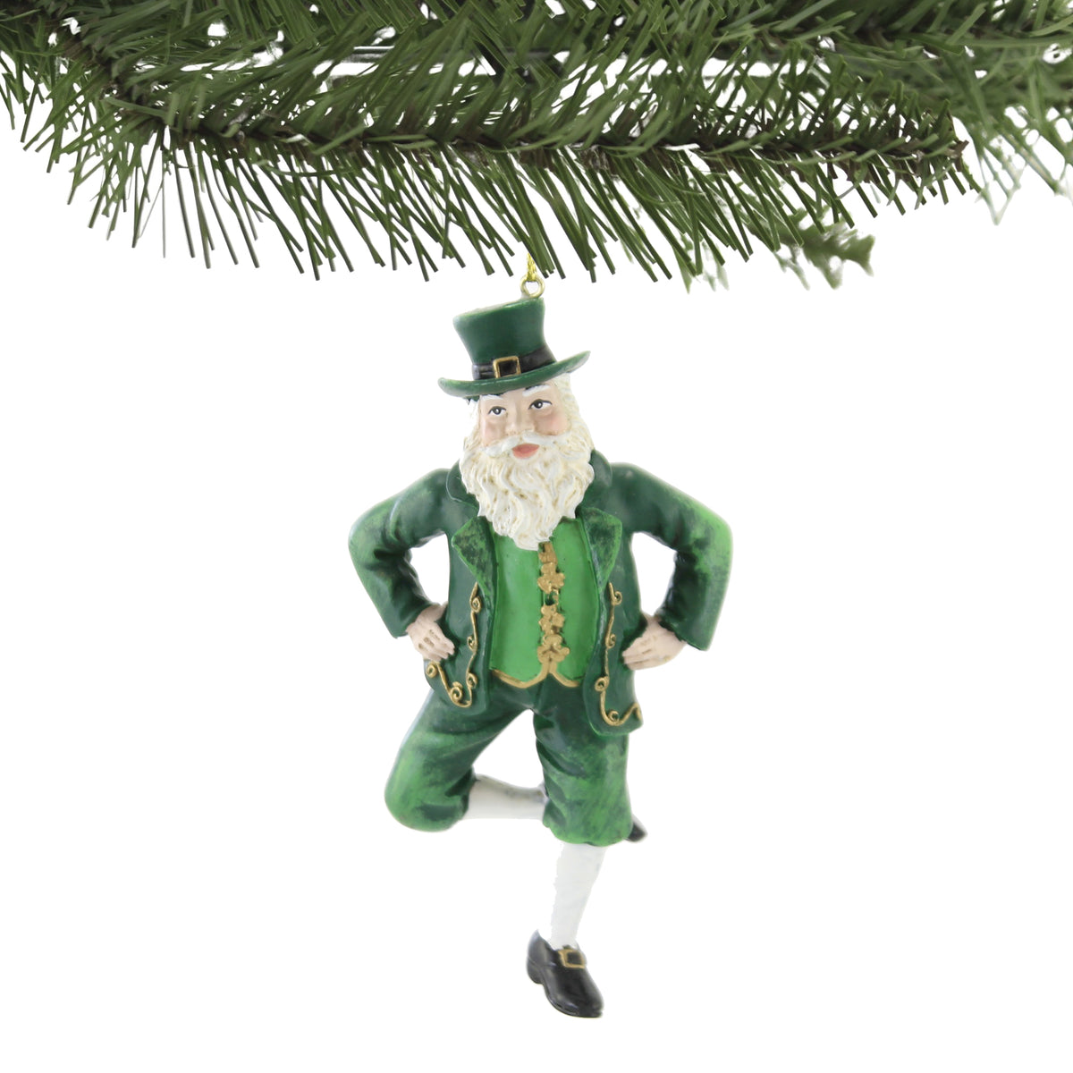 Holiday Ornament Irish Dancing Santa - - SBKGifts.com