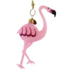 (51329) Blu Bom Fancy Pink Flamingo Ornament, 5.00 Inch, Beach Sun Florida Bird One Leg 18006