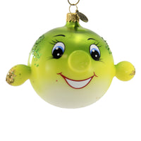 (51339) Blu Bom Stella Smiling Fish, 5.50 Inch, Christmas Ornament Swim 20032.