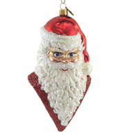 (51350) Blu Bom Jolly Ol' Santa Bust, 7.00 Inch, Christmas Ornament Ho Ho 110984