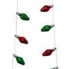 Christmas Glittered Light Bulb Garland - - SBKGifts.com