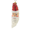 (51375) Blu Bom Stocking Cap Crescent Santa, 5.50 Inch, Ornament Moon Celestrial Sky 110002