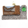 (51405) Old World Christmas Kings Canyon National Park, 3.25 Inch, Ornament Entrance Sign 36283