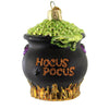 (51411) Old World Christmas Halloween Cauldron, 3.75 Inch, Ornament Witches Brew 26087