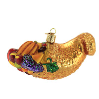 (51418) Old World Christmas Cornucopia., 3.00 Inch, Thanksgiving Bountiful 28138