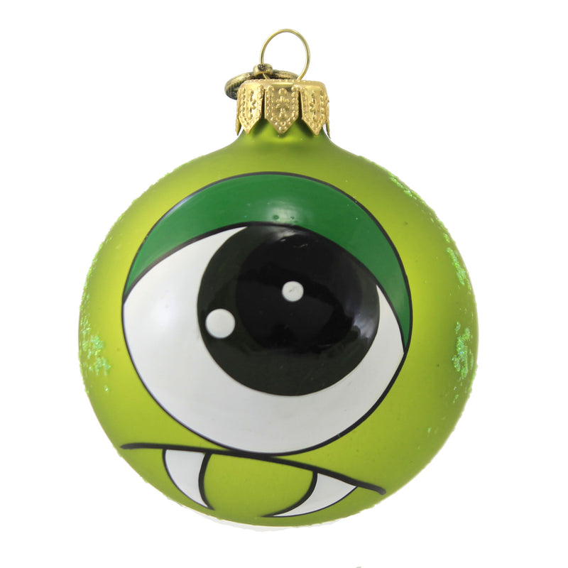 (51446) Blu Bom Monster With Fangs Ornament, 3.50 Inch, Halloween Mike Boo 1509891