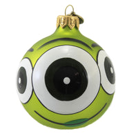 (51452) Blu Bom 3 Eye Monster Ornament, 3.50 Inch, Halloween Mike Boo Animated 1509892