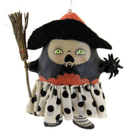 (51572) Bethany Lowe Startled Stella  Witch, 5.25 Inch, Halloween Lowe Seeber Rs0451