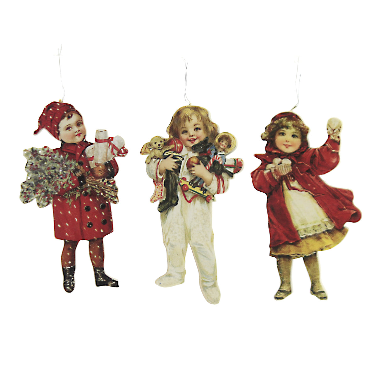 Holiday Ornament Children And Santa Dummy Boards - - SBKGifts.com