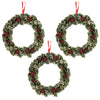 (51576) Holiday Ornament Wreath Dummy Board, 5.00 Inch, Christmas Holly Berries Rl9838