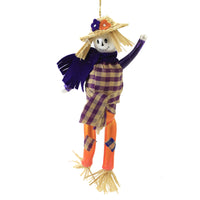 (51639) De Carlini Italian Ornaments Mrs Indie Fields, 6.50 Inch, Ornament Halloween Scarecrow Om4468