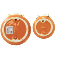 Tabletop Pumpkin Plate With Leaf - - SBKGifts.com