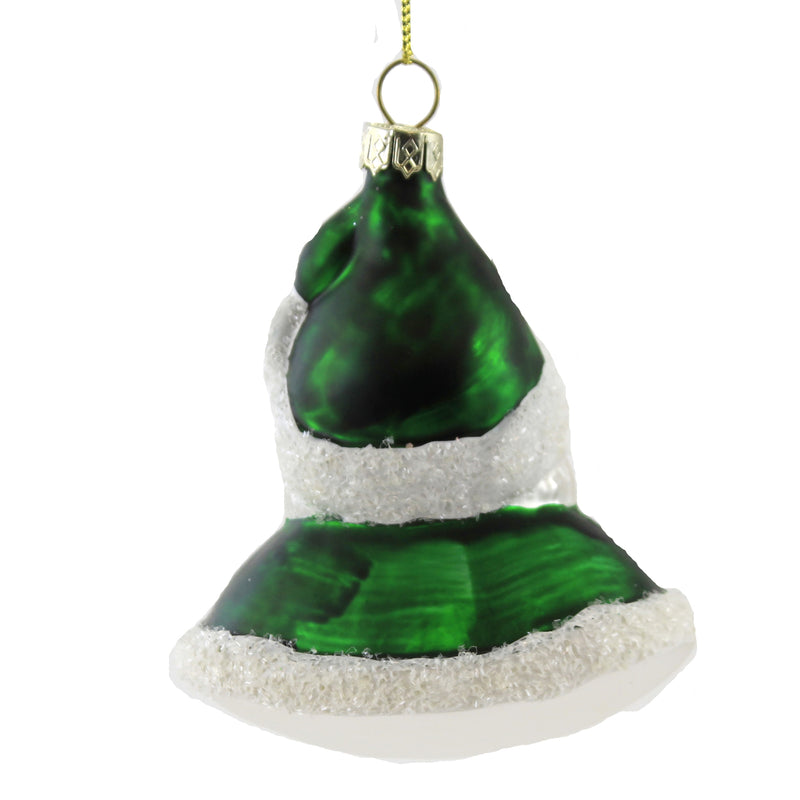 Holiday Ornament Irish Santa Head Glass Ornament - - SBKGifts.com