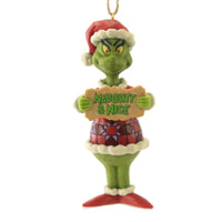 (51685) Jim Shore Grinch Naughty & Nice Ornament, 5.00 Inch, Dr Suess Christmas 6009536