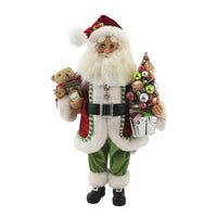 (51751) Christmas Yum Yum Cookie Santa, 17.00 Inch, Milk Cookies Tree Teddy Bear Cc16231