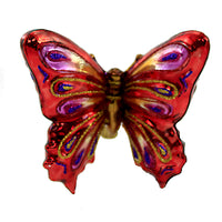 (51901) Huras Family Flirt &  Fluttered Butterfly, 4.25 Inch, Ornament Clip On Eyespot Summer S662