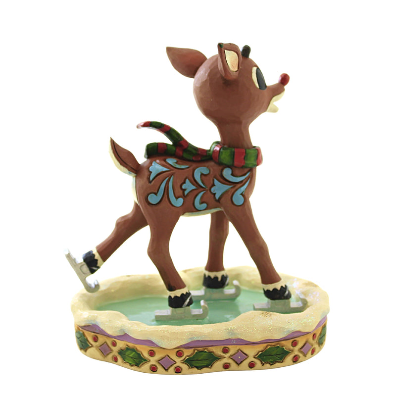 Jim Shore Rudolph Ice Skating - - SBKGifts.com