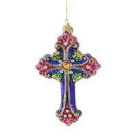 (51957) Huras Colorful Blessings, 6.25 Inch, Ornament Relgious Cross K726