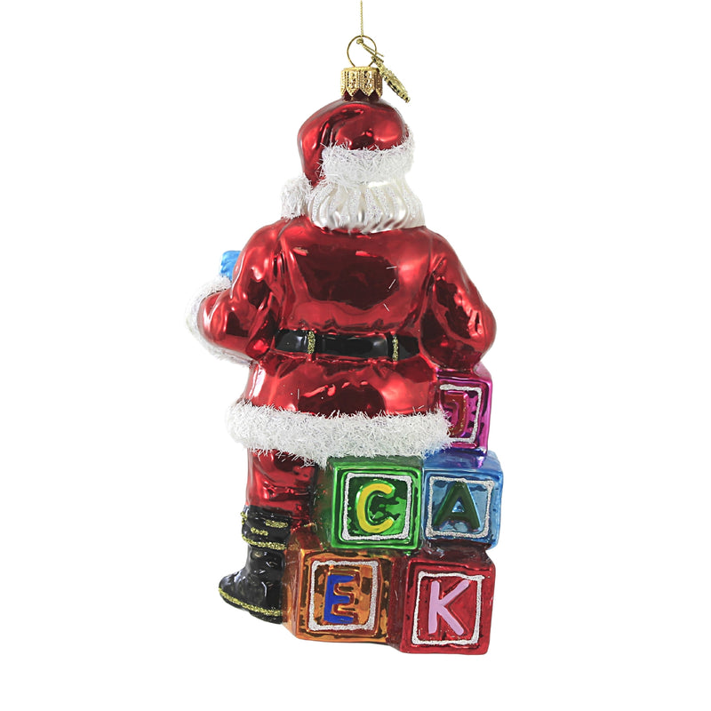 Huras Family Santa With Baby Blocks - - SBKGifts.com