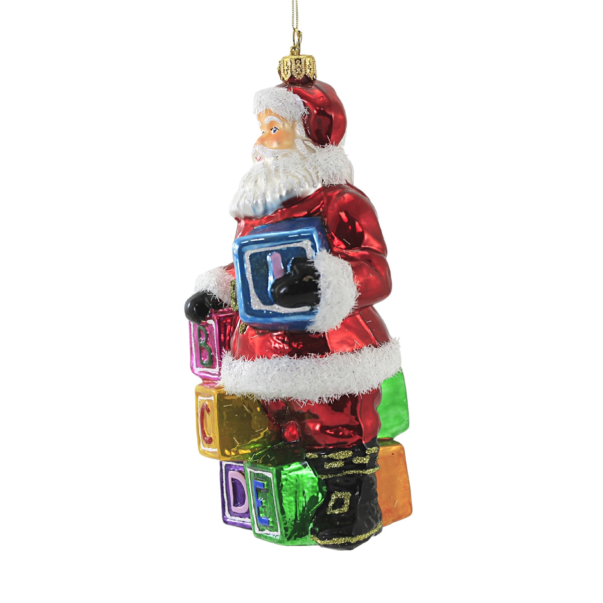 Huras Family Santa With Baby Blocks - - SBKGifts.com