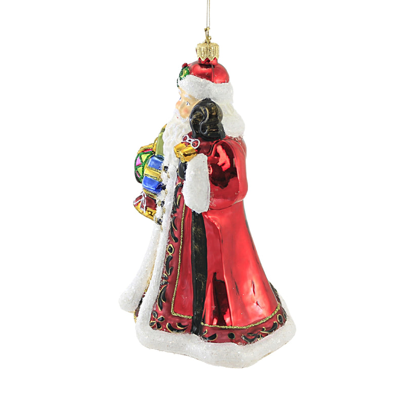 Huras Santa W/ Drum & Colorful Gifts - - SBKGifts.com