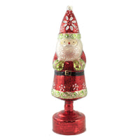 (52008) Christmas Santa Lighted Decor, 13.00 Inch, Crackled Vintage-Looking Ge3002