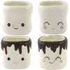 (52020) Tabletop Marshmallow Mugs, 2.75 Inch, Winter Hot Cocoa Pj0619