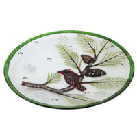 Tabletop Winter Cardinal Platter - - SBKGifts.com