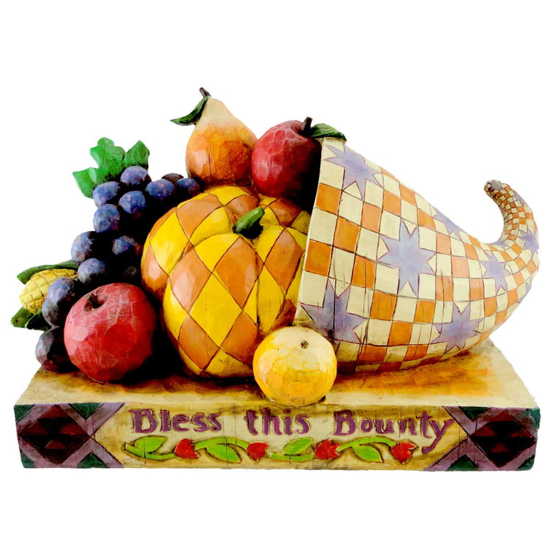 6.25 Inch Bless This Bounty Thanksgiving Horn Of Plenty 117660 (5205)