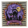 (52076) Halloween Happy Haunting Cat Led Wall Art, 15.75 Inch, Halloween Hanging Spooky Xwal76399