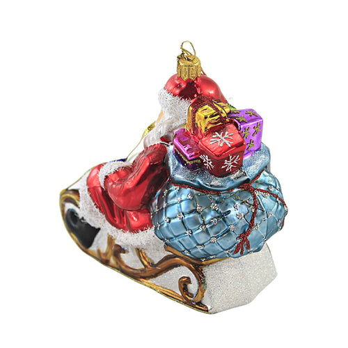 Huras Santa On Sleigh - - SBKGifts.com