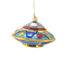 (52097) Huras Family Multi-Colored Ufo, 3.50 Inch, Ornament Space Alien Nasa Ship S468