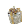 (52098) Huras Family Silver & Gold Christmas Gift, 4.00 Inch, Ornament Wedding Anniversary C587