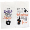 (52129) Decorative Towel Flying Witch And Her Brew Towel, 28.00 Inch, Kitchen Decor Halloween 86171509.10