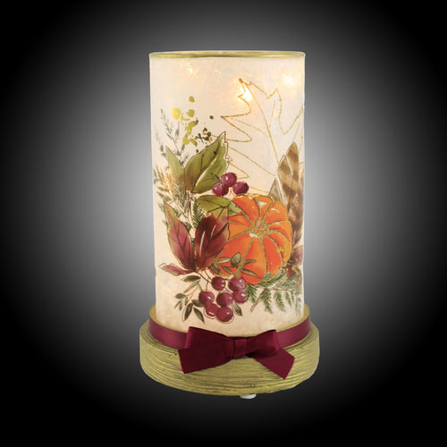 Stony Creek Fall Foliage Cylinder W/ Base - - SBKGifts.com