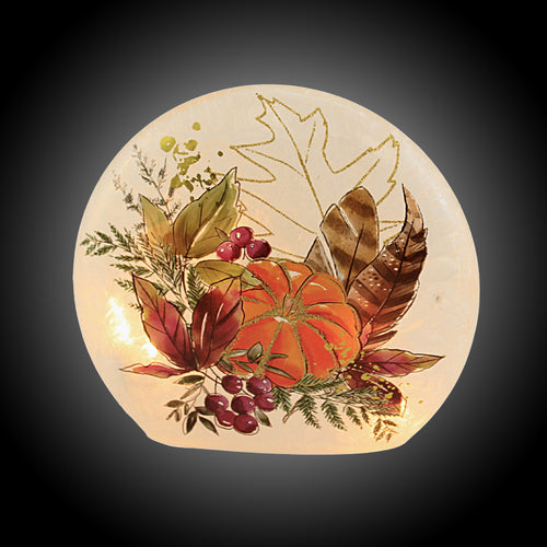 Stony Creek Fall Foliage Smal Round Orb - - SBKGifts.com