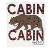 Swedish Dish Cloth Woods And Cozy Cabin Wet-It Set - - SBKGifts.com