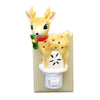 (52201) Christmas Deer Night Light, 6.00 Inch, Electric Plug-In Mx181440