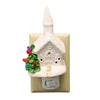 (52203) Ganz Church Night Light, 6.00 Inch, Ceramic Electric Plug-In Mx181444